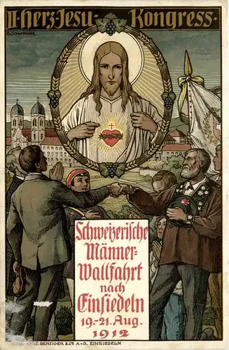 Schwyz - /. Herz Jesu Kongress 1912 -272332