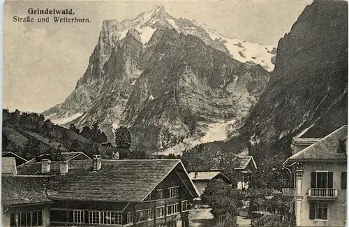 Grindelwald - Strasse und Wetterhorn -272604