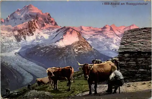 Abend am Roseggletscher -273176