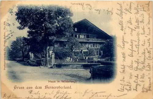 Gruss aus dem Berneroberland - Haus in Wilderswyl -272650