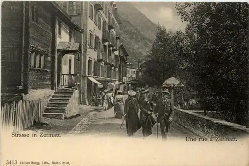 Strasse in Zermatt -272066