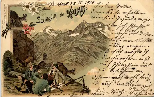 Souvenir du Valais - Litho -272916