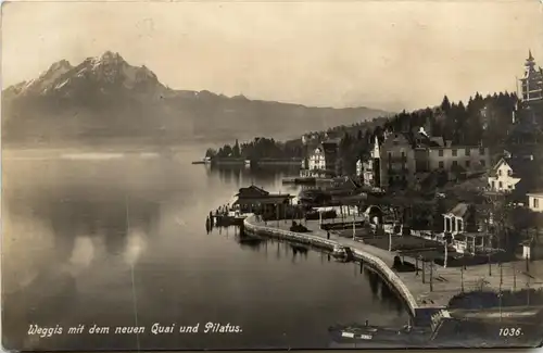 Weggis mit dem neuen Quai -273258
