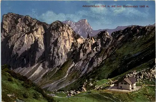 Admont/Steiermark - Admont, Admonterhaus mit dem Grabnerstein -310792