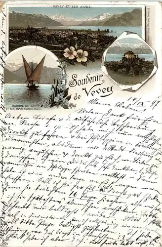 Souvenir de Vevey - Litho -272800