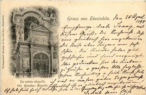 Gruss aus Einsiedeln - Die Gnaden-Kapelle -272426
