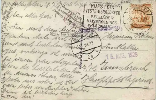 Sonstige Tirol - Kufstein Veste Geroldseck, Seebäder Kaisergebirgswildromantik -311502