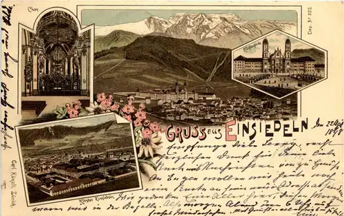 Gruss vaus Einsiedeln - Litho -272842