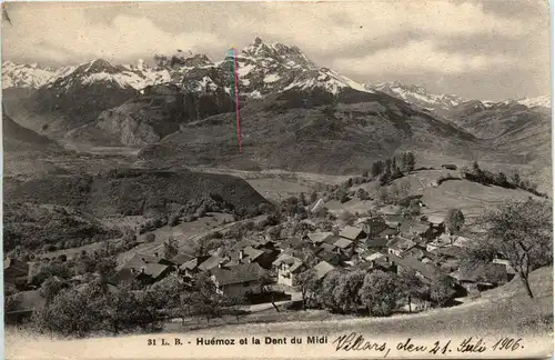 Huemoz et la Dent du Midi -273232