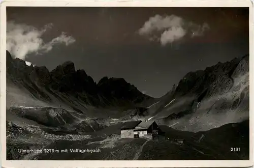 Arlberg/Tirol - Ulmerhütte mit Valfagehrjoch -310946