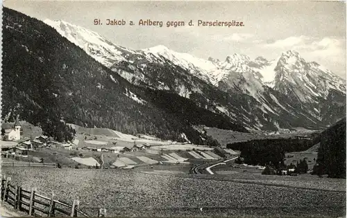 Arlberg/Tirol - St. Jakob gegen d. Parseierspitze -310968