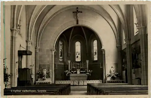 Leysin - L eglise catholique -273442