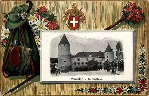 Yverdon - Le Chateau - Litho -273564