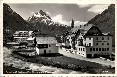 Sonstige/Tirol - Galtür mit Ballunspitze. Paznauntal -311246