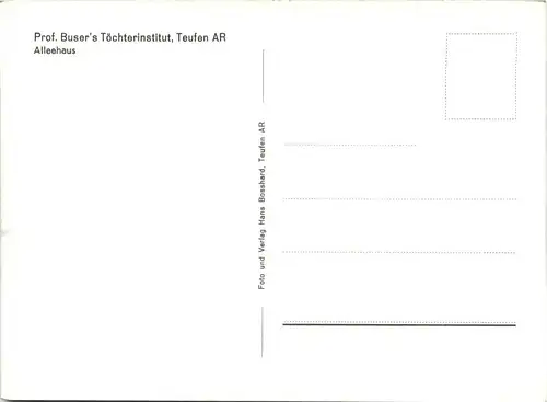 Teufen - Prof. Busers Töchterinstitut -272316