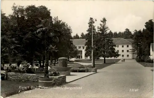 Bad Tatzmannsdorf, Kurort, Herz-und Frauenheilbad, Kurpark -311812