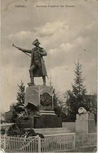 Torgau - Denkmal Friedrich der Grosse -36606
