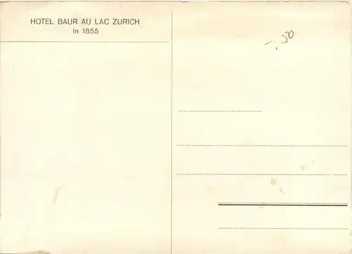 Hotel Baur au Lac Zürich 1855 -274802