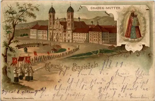 Gruss aus Einsiedeln - Litho -274054