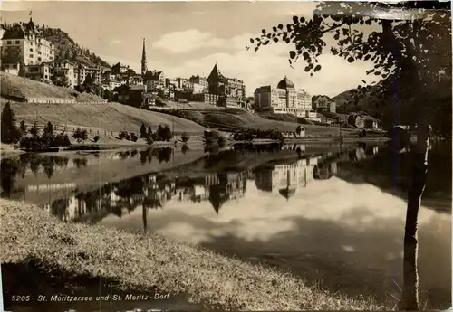 St. Moritzersee und St. Moritz-Dorf -273262