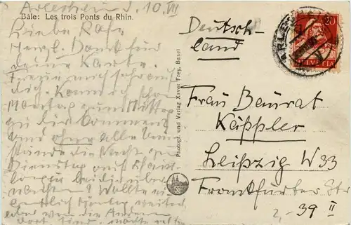 Basel - Die drei Rheinbrücken -273878