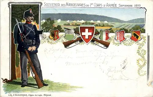 Souvenir des Manouvres du 1er Corps d Armee 1899 -274190