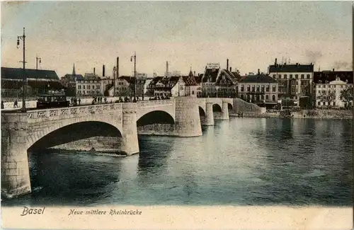 Basel - Neue mittlere Rheinbrücke -31462
