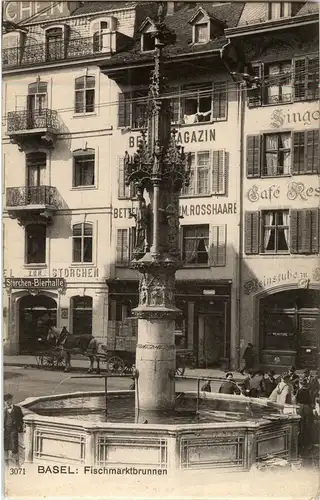 Basel - Fischmarktbrunnen -31516