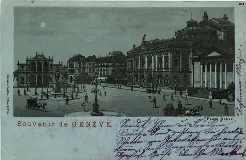 Souvenir de Geneve - Litho -274296