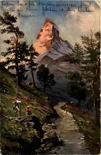 Matterhorn - Künstlerkarte -273574