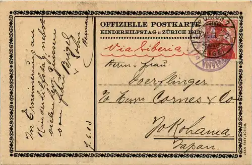 Zürich - Kinderhilfstag 1913 -273594