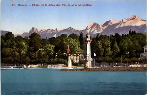 Geneve - Phare de la Jetee des Paquis -274426