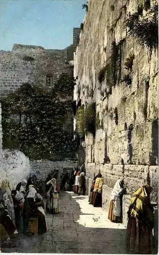 Jerusalem - Klagemauer -31782