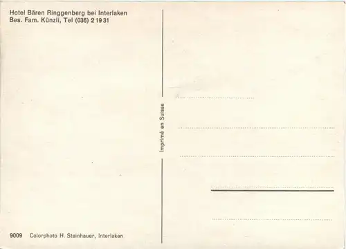 Ringgenberg bei Interlaken - Hotel Bären -274834