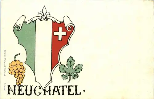 Neuchatel - Litho Wappen -274722