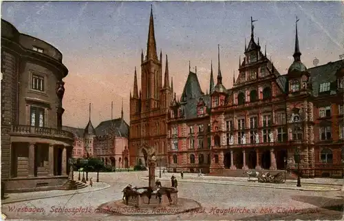 Wiesbaden - Schlossplatz -32062