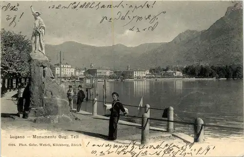 Lugano - Monumento Gugl. Tell -273848