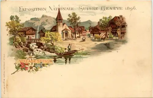Geneve - Exposition Nationale 1896 - Litho -274290