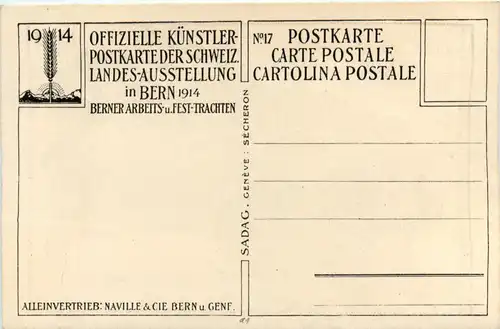 Bern - Künstlerkarte der Landes Ausstellung 1914 -274652