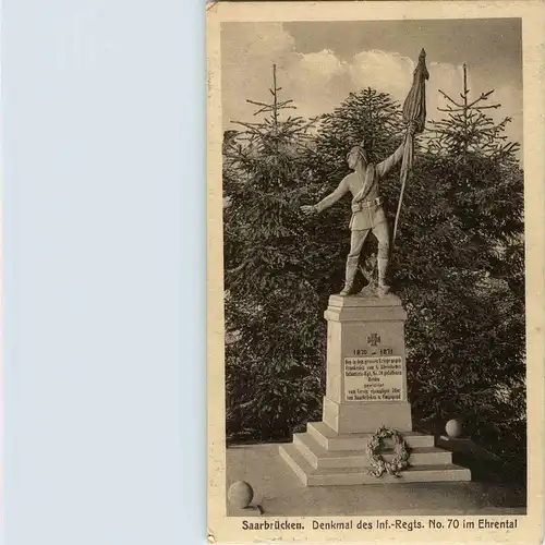 Saarbrücken - Denkmal des Inf. Regts -32358