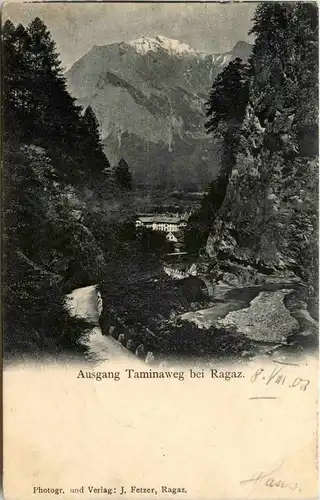 Ausgang Taminaweg bei Ragaz -274522