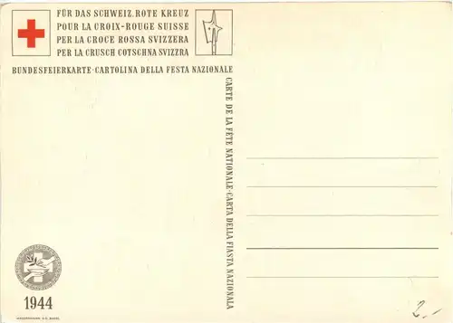 Bundesfeier Postkarte 1944 -274920