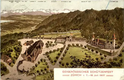 Zürich - Eidgenössisches Schützenfest 1907 -274284
