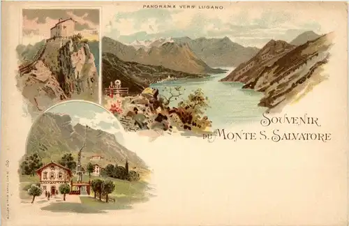 Souvenir du Monte S Salvatore - Litho -276140