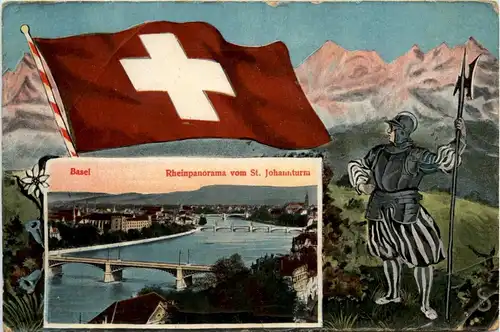 Basel - Rheinpanorama -275446