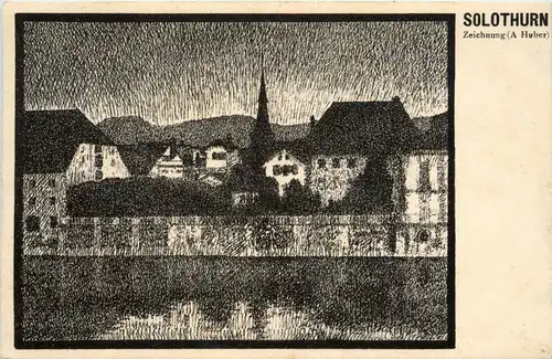 Solothurn - Zeichnung A. Huber -275186