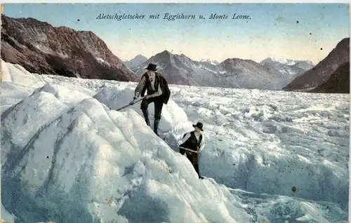 Aletschgletscher mit Eggishorn -275006