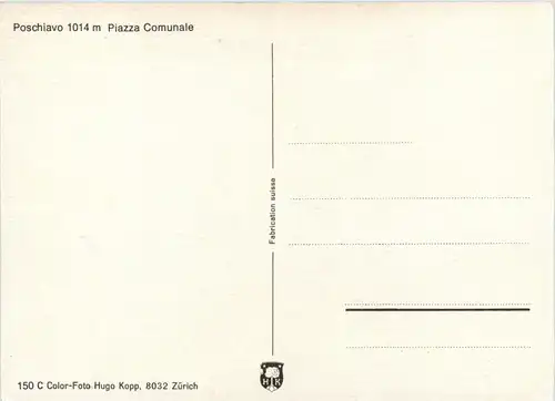 Poschiavo - Piazza Comunale -276458