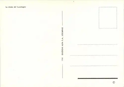 La Strada del Lucomagno - Postbus -276478