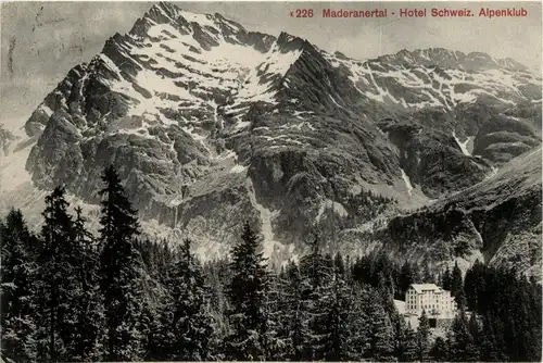 Maderanertal - Hotel Schweiz. Alpenclub -273700